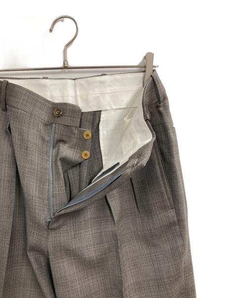 MAATEE&SONS（マーティーアンドサンズ）MAATEE&SONS (マーティーアンドサンズ) 永遠スラックス マット チェック グレー サイズ:1の古着・服飾アイテム