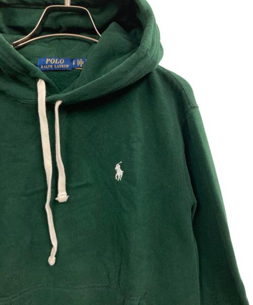 POLO RALPH LAUREN（ポロ・ラルフローレン）POLO RALPH LAUREN (ポロ・ラルフローレン) プルオーバーパーカー グリーン サイズ:Sの古着・服飾アイテム