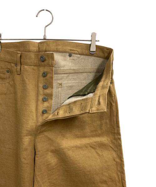 NIGEL CABOURN（ナイジェルケーボン）NIGEL CABOURN (ナイジェルケーボン) コットンパンツ ブラウン サイズ:34の古着・服飾アイテム