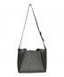 STELLA McCARTNEY (ステラマッカートニー) スタッズロゴ フェルト2WAYバッグ グレー：20000円
