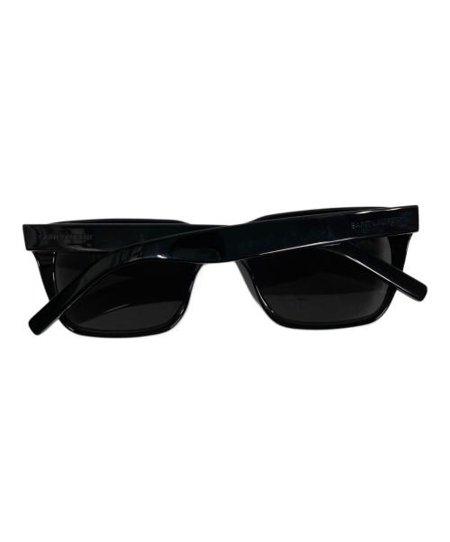 Saint Laurent Paris（サンローランパリ）Saint Laurent Paris (サンローランパリ) ウェリントン型セルフレーム フルリム ロゴ アイウェア 001 ブラック サイズ:56□18-145の古着・服飾アイテム