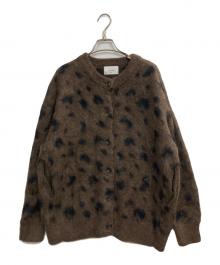 CLANE（クラネ）の古着「MOHAIR LOOSE KNIT CARDIGAN」｜ブラウン