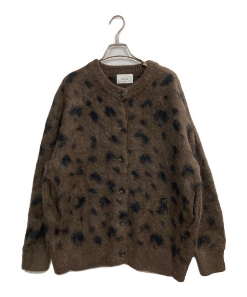 CLANE（クラネ）CLANE (クラネ) MOHAIR LOOSE KNIT CARDIGAN ブラウン サイズ:1の古着・服飾アイテム