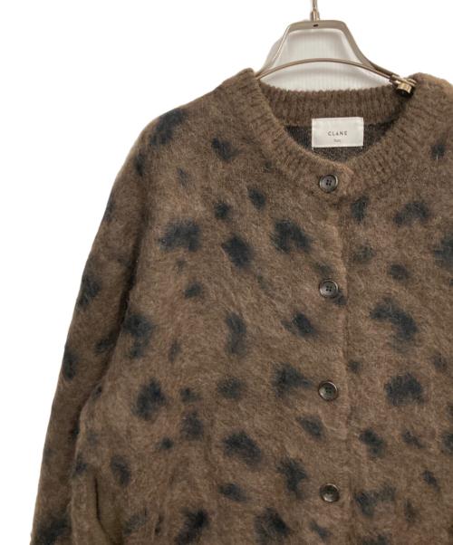 CLANE（クラネ）CLANE (クラネ) MOHAIR LOOSE KNIT CARDIGAN ブラウン サイズ:1の古着・服飾アイテム