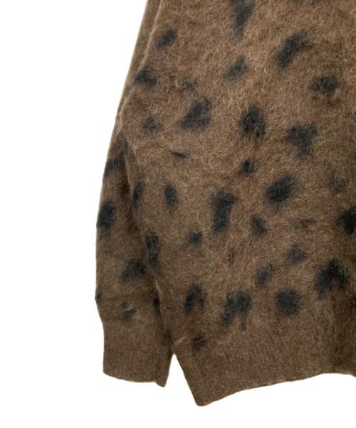 CLANE（クラネ）CLANE (クラネ) MOHAIR LOOSE KNIT CARDIGAN ブラウン サイズ:1の古着・服飾アイテム