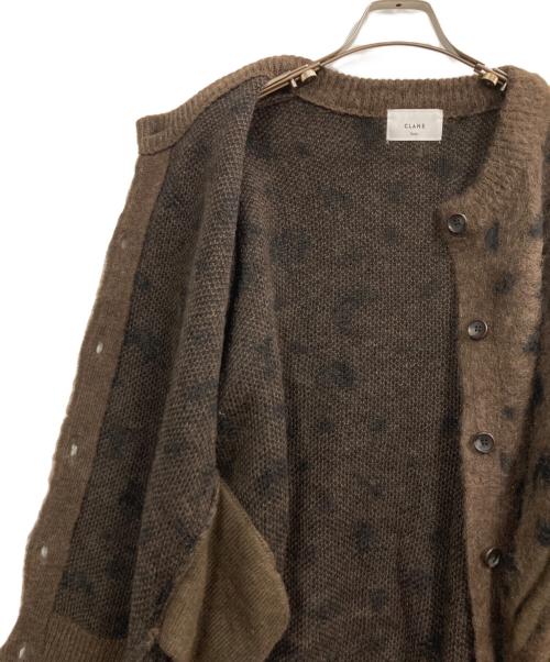 CLANE（クラネ）CLANE (クラネ) MOHAIR LOOSE KNIT CARDIGAN ブラウン サイズ:1の古着・服飾アイテム