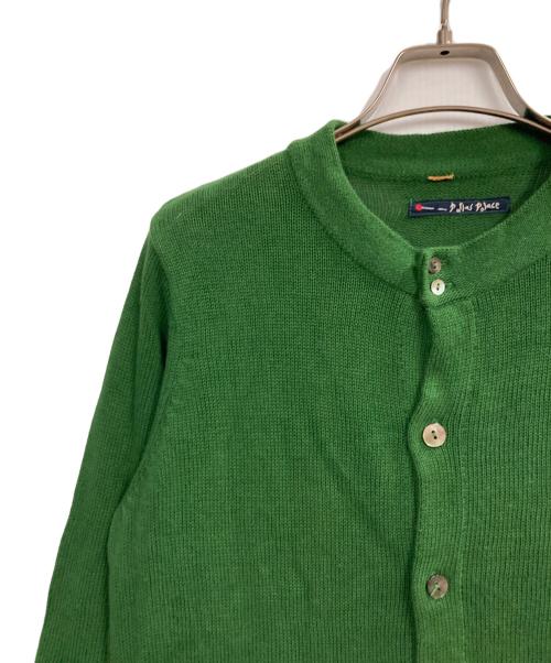 Pal'las Palace（パラスパレス）PAL'LAS PALACE (パラスパレス) リネンコットンカーディガン グリーン サイズ:3の古着・服飾アイテム
