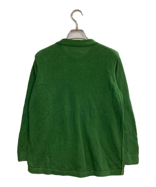 Pal'las Palace（パラスパレス）PAL'LAS PALACE (パラスパレス) リネンコットンカーディガン グリーン サイズ:3の古着・服飾アイテム