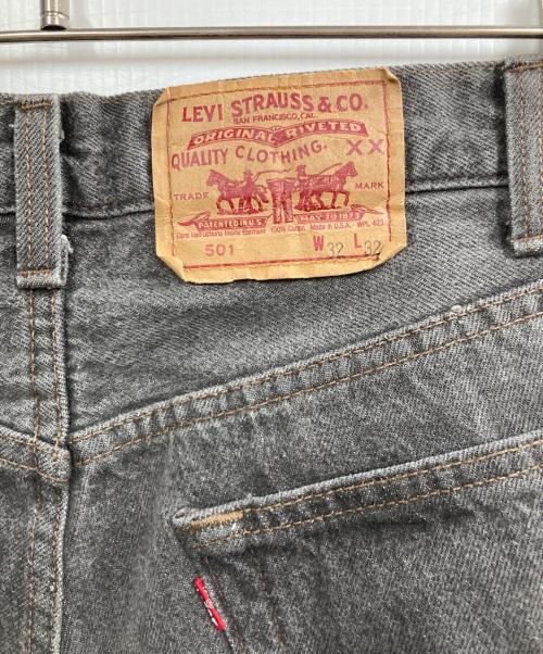 LEVI'S（リーバイス）LEVI'S (リーバイス) 501先染めデニムパンツ ブラック サイズ:W32の古着・服飾アイテム