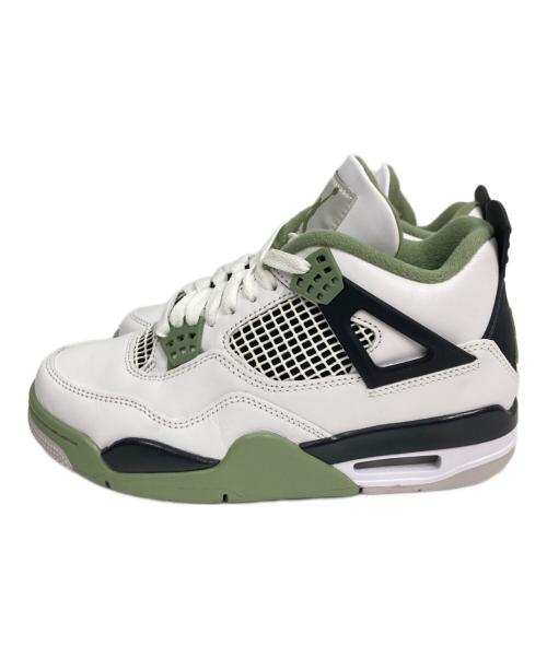 NIKE（ナイキ）NIKE (ナイキ) WMNS AIR JORDAN 4 RETRO ホワイト サイズ:23.5の古着・服飾アイテム