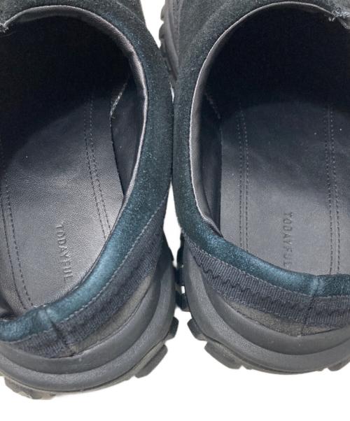 TODAYFUL（トゥデイフル）TODAYFUL (トゥデイフル) Vibramsole Leather Sabot(ビブラムソールレザーサボ) ブラック サイズ:37の古着・服飾アイテム