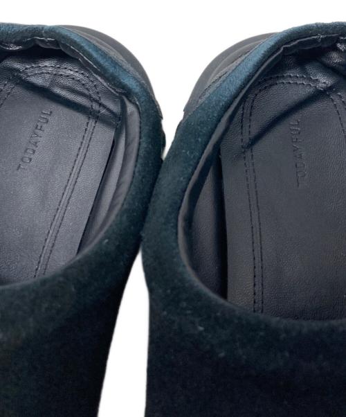 TODAYFUL（トゥデイフル）TODAYFUL (トゥデイフル) Vibramsole Leather Sabot(ビブラムソールレザーサボ) ブラック サイズ:37の古着・服飾アイテム