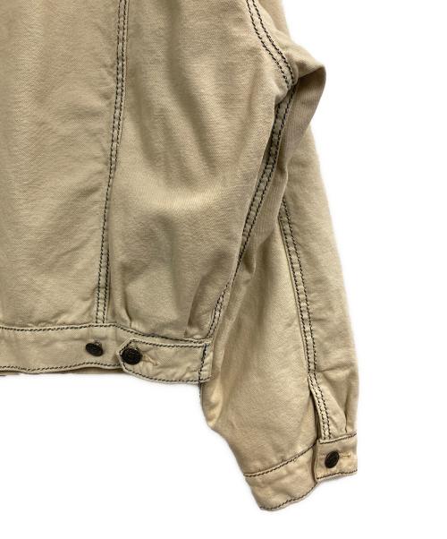 HARLEY-DAVIDSON（ハーレーダビッドソン）HARLEY-DAVIDSON (ハーレーダビッドソン) トラッカージャケット ベージュ サイズ:Lの古着・服飾アイテム