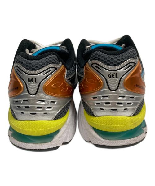 asics（アシックス）asics (アシックス) GEL-KAYANO 14 asics ANGELO BAQUE シルバー×ブルー サイズ:27.5の古着・服飾アイテム