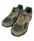 NEW BALANCEニューバランス）の古着「ローカットスニーカー」｜カーキ