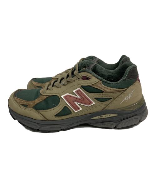 NEW BALANCE（ニューバランス）NEW BALANCE (ニューバランス) ローカットスニーカー カーキ サイズ:27.5の古着・服飾アイテム