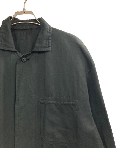 ゴーシュ（ゴーシュ）ゴーシュ (ゴーシュ) リネンコットンツイルコート ブラック サイズ:2の古着・服飾アイテム