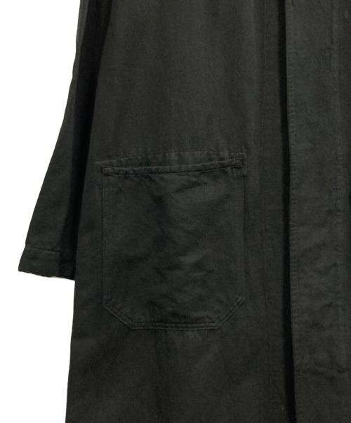 ゴーシュ（ゴーシュ）ゴーシュ (ゴーシュ) リネンコットンツイルコート ブラック サイズ:2の古着・服飾アイテム