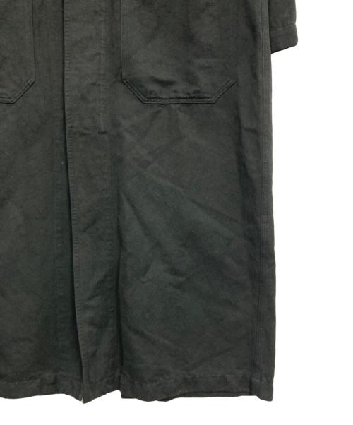 ゴーシュ（ゴーシュ）ゴーシュ (ゴーシュ) リネンコットンツイルコート ブラック サイズ:2の古着・服飾アイテム