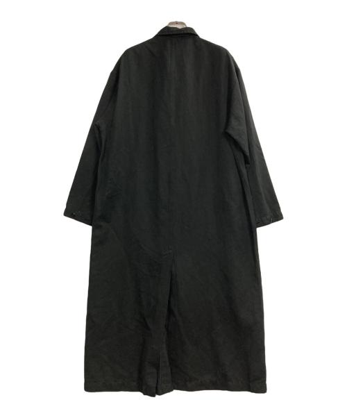ゴーシュ（ゴーシュ）ゴーシュ (ゴーシュ) リネンコットンツイルコート ブラック サイズ:2の古着・服飾アイテム