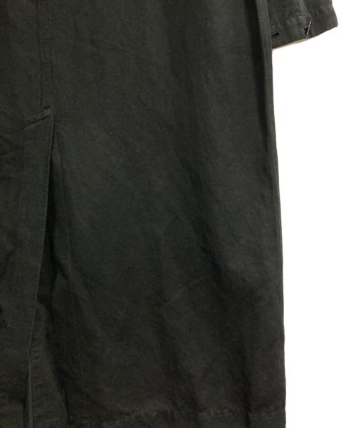 ゴーシュ（ゴーシュ）ゴーシュ (ゴーシュ) リネンコットンツイルコート ブラック サイズ:2の古着・服飾アイテム