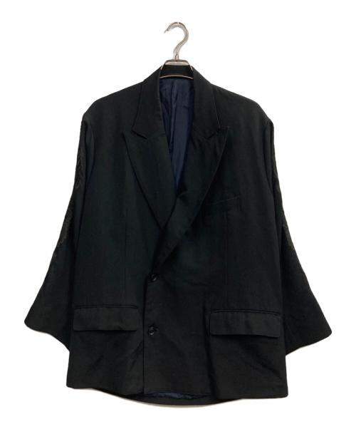 doublet（ダブレット）doublet (ダブレット) 19AW LINED CHAOS EMBROIDERY TAILORED JKT ブラック サイズ:Mの古着・服飾アイテム