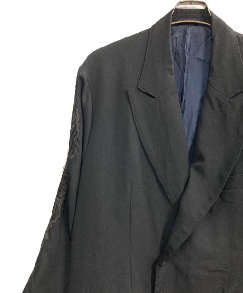 doublet（ダブレット）doublet (ダブレット) 19AW LINED CHAOS EMBROIDERY TAILORED JKT ブラック サイズ:Mの古着・服飾アイテム