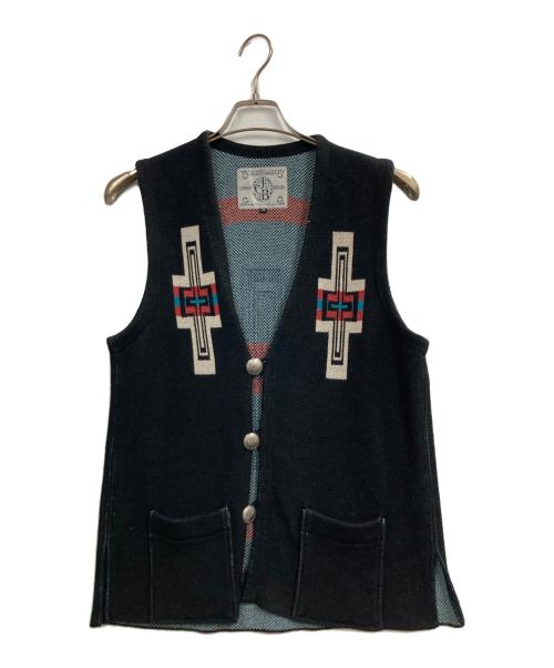 JELADO（ジェラード）JELADO (ジェラード) サンタフェニットベスト ブラック サイズ:Mの古着・服飾アイテム