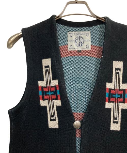 JELADO（ジェラード）JELADO (ジェラード) サンタフェニットベスト ブラック サイズ:Mの古着・服飾アイテム
