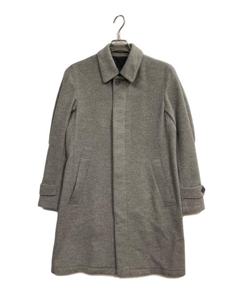 HERNO（ヘルノ）HERNO (ヘルノ) PRODUZ LAVJAP / 比翼カシミヤコート グレー サイズ:44の古着・服飾アイテム