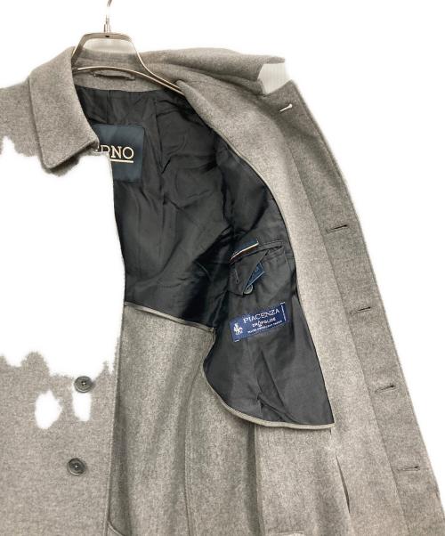 HERNO（ヘルノ）HERNO (ヘルノ) PRODUZ LAVJAP / 比翼カシミヤコート グレー サイズ:44の古着・服飾アイテム