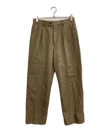 YLEVE（イレーヴ）の古着「VINTAGE PIGMENTDYE WOOL TACK TROUSERS」｜ベージュ
