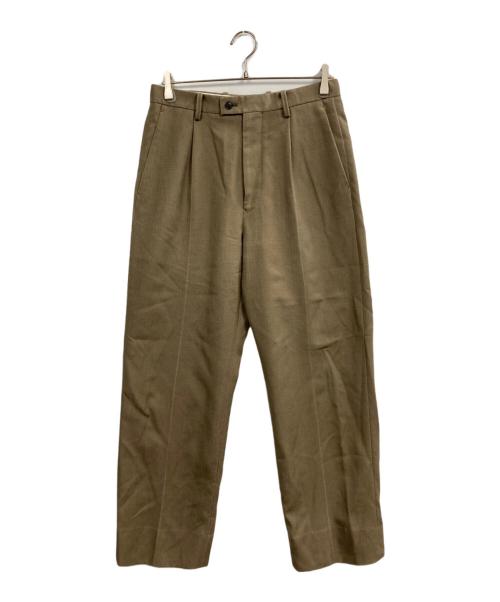 YLEVE（イレーヴ）YLEVE (イレーヴ) VINTAGE PIGMENTDYE WOOL TACK TROUSERS ベージュ サイズ:3の古着・服飾アイテム