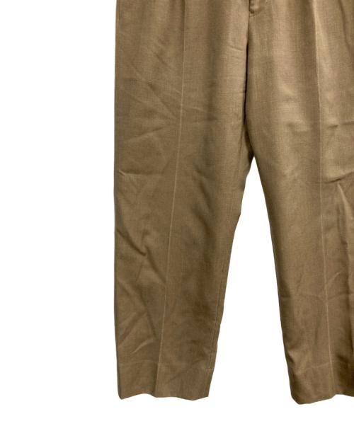 YLEVE（イレーヴ）YLEVE (イレーヴ) VINTAGE PIGMENTDYE WOOL TACK TROUSERS ベージュ サイズ:3の古着・服飾アイテム
