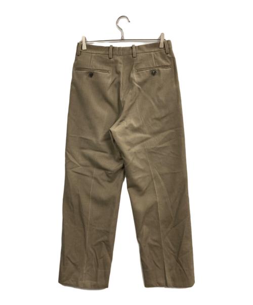 YLEVE（イレーヴ）YLEVE (イレーヴ) VINTAGE PIGMENTDYE WOOL TACK TROUSERS ベージュ サイズ:3の古着・服飾アイテム