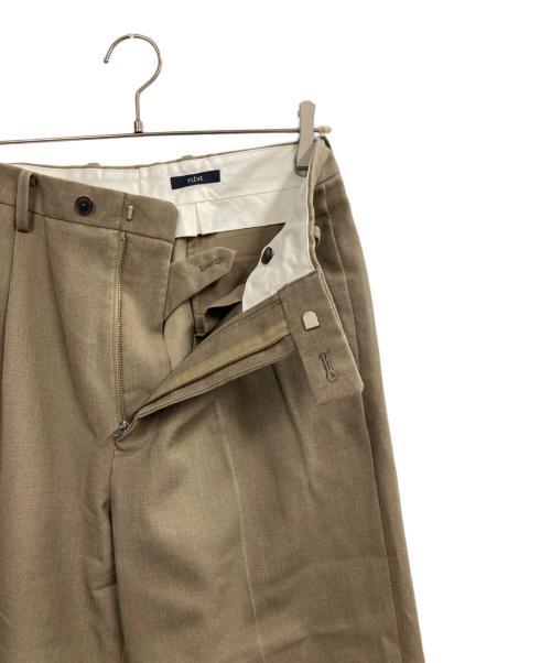 YLEVE（イレーヴ）YLEVE (イレーヴ) VINTAGE PIGMENTDYE WOOL TACK TROUSERS ベージュ サイズ:3の古着・服飾アイテム