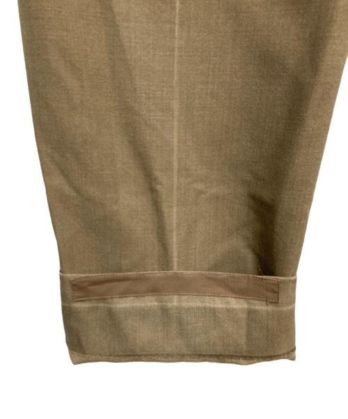 YLEVE（イレーヴ）YLEVE (イレーヴ) VINTAGE PIGMENTDYE WOOL TACK TROUSERS ベージュ サイズ:3の古着・服飾アイテム