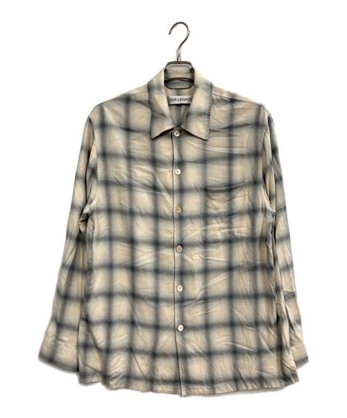 OUR LEGACY（アワーレガシー）OUR LEGACY (アワーレガシー) 26SS Every shirts アイボリースカイブルー サイズ:44の古着・服飾アイテム