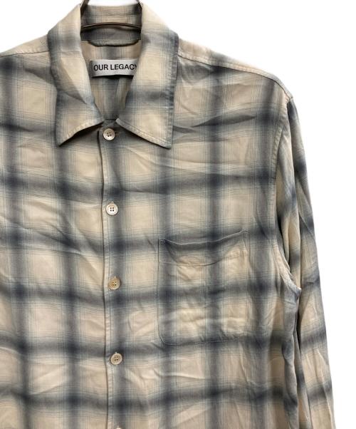 OUR LEGACY（アワーレガシー）OUR LEGACY (アワーレガシー) 26SS Every shirts アイボリースカイブルー サイズ:44の古着・服飾アイテム