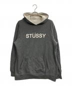 stussyステューシー）の古着「リバーシブルプルオーバーパーカー」｜グレー
