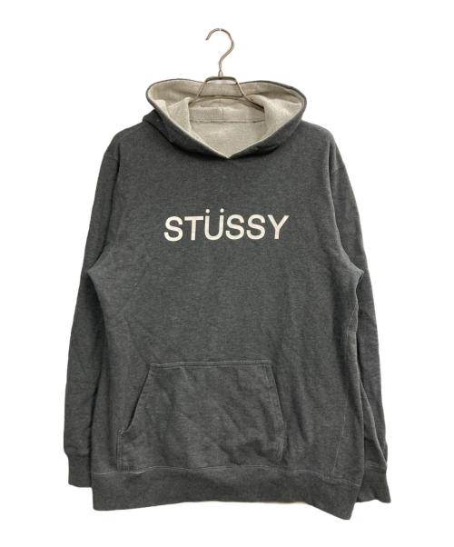 stussy（ステューシー）stussy (ステューシー) リバーシブルプルオーバーパーカー グレー サイズ:XLの古着・服飾アイテム