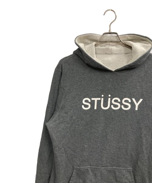 stussy（ステューシー）stussy (ステューシー) リバーシブルプルオーバーパーカー グレー サイズ:XLの古着・服飾アイテム