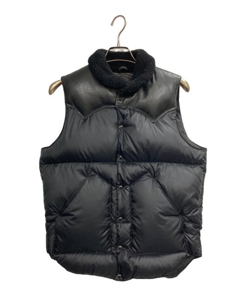 RockyMountainFeatherBed（ロッキーマウンテンフェザーベッド）RockyMountainFeatherBed (ロッキーマウンテンフェザーベッド) BEAMS (ビームス) クリスティダウンベスト ブラック サイズ:38の古着・服飾アイテム