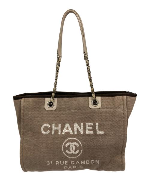 CHANEL（シャネル）CHANEL (シャネル) トートバッグ ベージュの古着・服飾アイテム