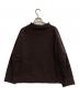 MHL (マーガレットハウエル) FELTED ROUGH WOOL ハイネックニット ブラウン サイズ:2：6000円