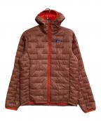 Patagoniaパタゴニア）の古着「マイクロ・パフ・フーディ」｜ブラウン