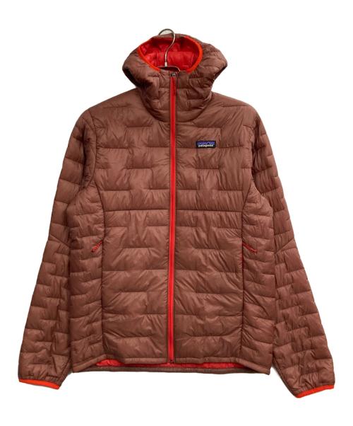 Patagonia（パタゴニア）Patagonia (パタゴニア) マイクロ・パフ・フーディ ブラウン サイズ:Sの古着・服飾アイテム