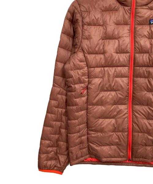 Patagonia（パタゴニア）Patagonia (パタゴニア) マイクロ・パフ・フーディ ブラウン サイズ:Sの古着・服飾アイテム
