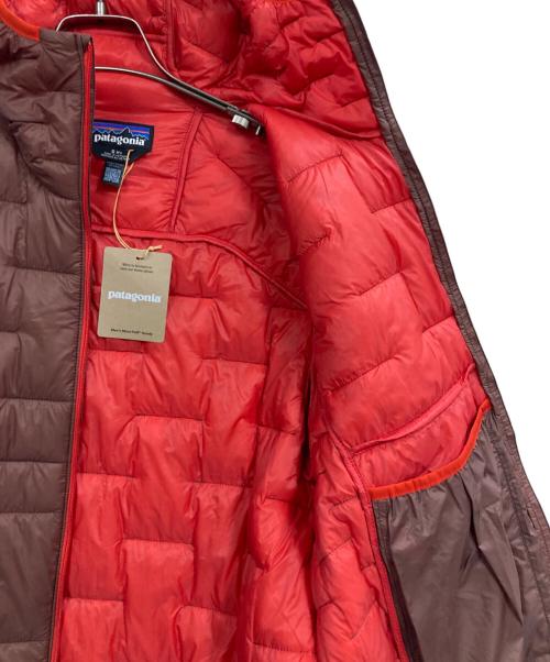 Patagonia（パタゴニア）Patagonia (パタゴニア) マイクロ・パフ・フーディ ブラウン サイズ:Sの古着・服飾アイテム