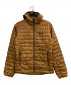 Patagoniaパタゴニア）の古着「ナノ パフ フィッツロイ トラウト フーディ」｜ゴールド